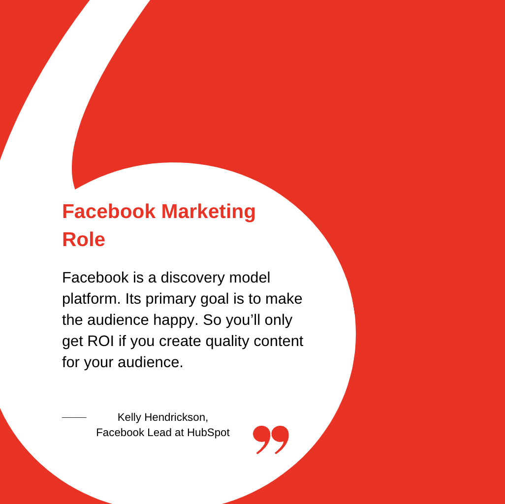 Facebook Marketing quote
